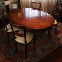 Tavolo allungabile in ciliegio di pregio+4 sedie 