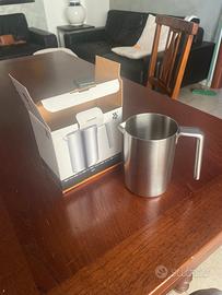 Bricco per schiuma latte in acciao Inox