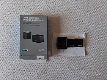 GoPro Caricabatterie Doppio + Batterie Enduro