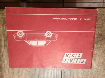 Libretto uso manutenzione FIAT 128