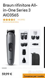 Braun rifinitore All-in-One Series 3 AIO3565