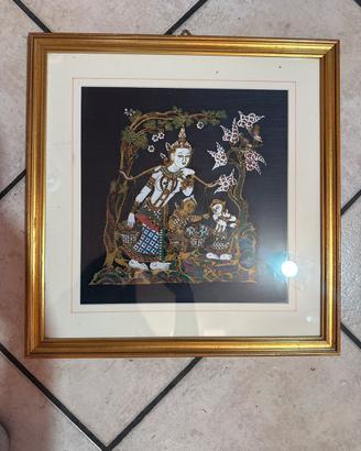 Quadro etnico vintage
