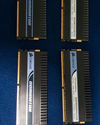 Corsair Dominator 4x 1 GB DDR2, 1066 MHz, 5-5-5-15