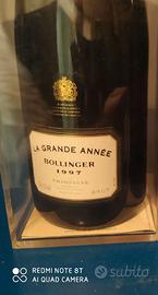 Tris vini 2 Ferrari Brut 1 Bollinger Grand Annee 1