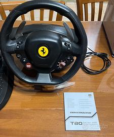 Simulatore di guida ferrari Thrustmaster T80 +GT7