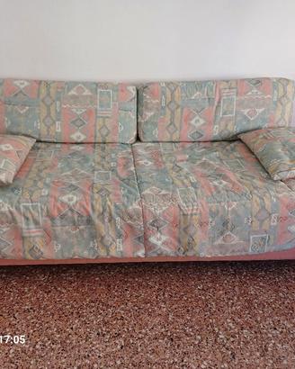 Divano letto una piazza con rete