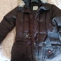 piumino marrone donna 