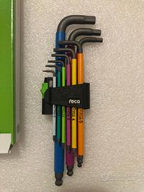 serie chiavi a brugola reca xl 9pz