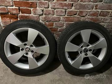 Cerchi R17 5x112 con gomme estive