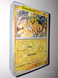 Mazzo 40 carte Pokemon ITA holo reverse assortite