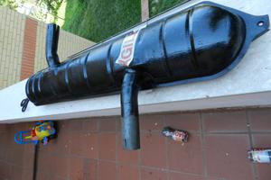 Citroen DS ID Pallas silenziatore monotubo NOS