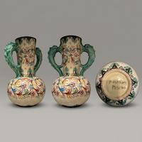 Vaso in Maiolica Molaroni Pesaro, inizio ‘900