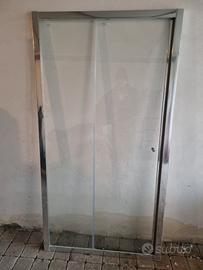 Porta doccia scorrevole in cristallo