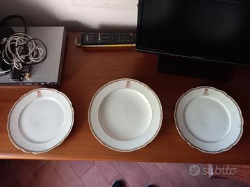 3 piatti in porcellana Boyer rue de la paix 