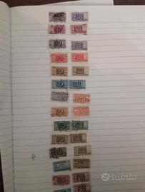 francobolli pacchi postali e ricevuta italiani in