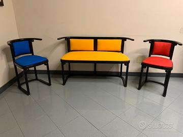 Set Art Nouveau Wittmann disegnato da J. Hoffmann