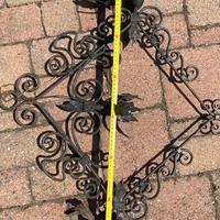 Lampadario in ferro lavorato vintage arredo casa