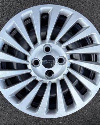Cerchi acciaio fiat 500 con borchie originali