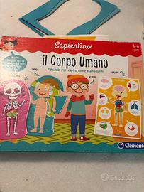 Puzzle corpo umani Clementoni