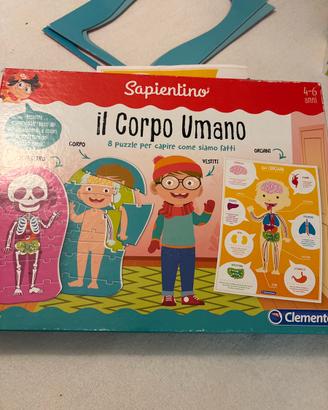 Puzzle corpo umani Clementoni