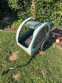 Trasportino cane bici