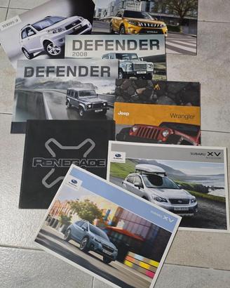 Depliant Jeep e fuoristrada