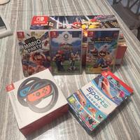 Nintendo Swicht con accessori e giochi
