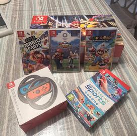 Nintendo Swicht con accessori e giochi