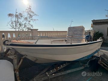 Barca open con yamaha 40cv