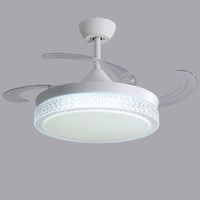 Ventilatore da soffitto LED Telecomando Lame 