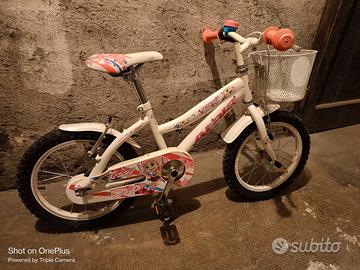 Bicicletta TEDDY Atala fuxia/bianco