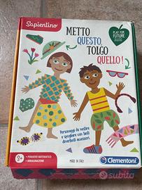 Gioco Sapientino Metto questo tolgo quello