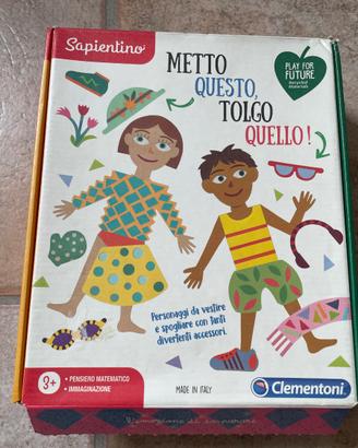 Gioco Sapientino Metto questo tolgo quello