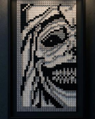 quadro pixel art solo leveling