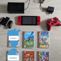 Nintendo Switch | Mario Limited Edition + Giochi