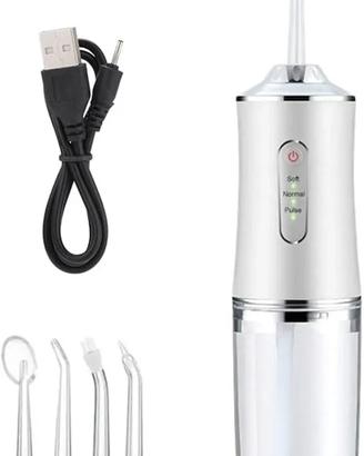 Idropulsore Dentale Portatile 4in1 IPX5 Ricaricab