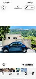 WW New Beetle blu elettrico