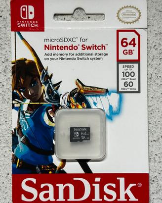 Nintendo Switch_ San Disk 64 gb