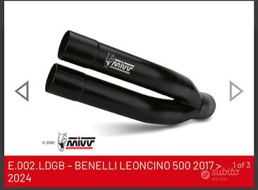 Marmitta Scarico MIVV DOUBLE GUN BLACK