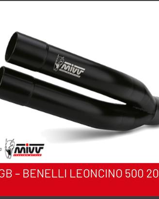Marmitta Scarico MIVV DOUBLE GUN BLACK