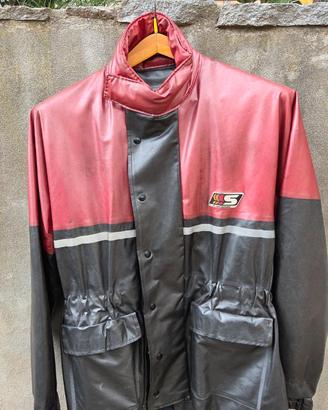 Giacca da moto vintage impermeabile sfoderabile