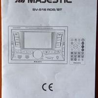 MAJESTIC SV-516RDS/BT AUTORADIO STEREO