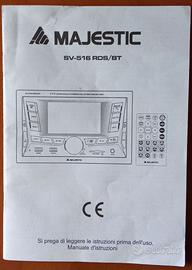 MAJESTIC SV-516RDS/BT AUTORADIO STEREO
