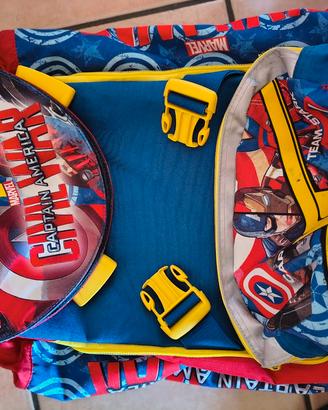 Zaino scuola Marvel Capitan America