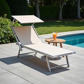 Lettino Prendisole Professionale In Tessuto