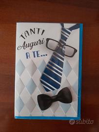 Biglietto auguri compleanno nuovo incellophanato