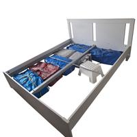 Struttura letto con base a doghe 160x200