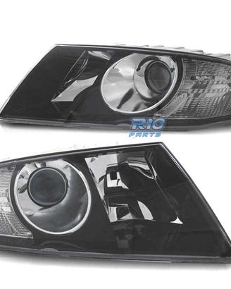 FARI SKODA OCTAVIA 05-08 LENTE A LENTE NERO