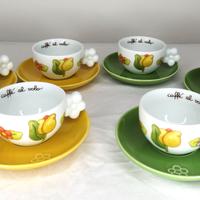 Thun - Set 6 tazzine caffe in porcellana Happy Cou