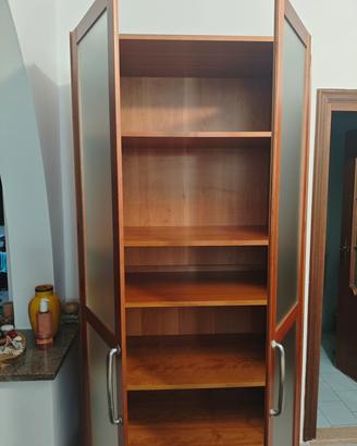 Vetrina / Credenza BOFFI Ciliegio e Vetro Satinato